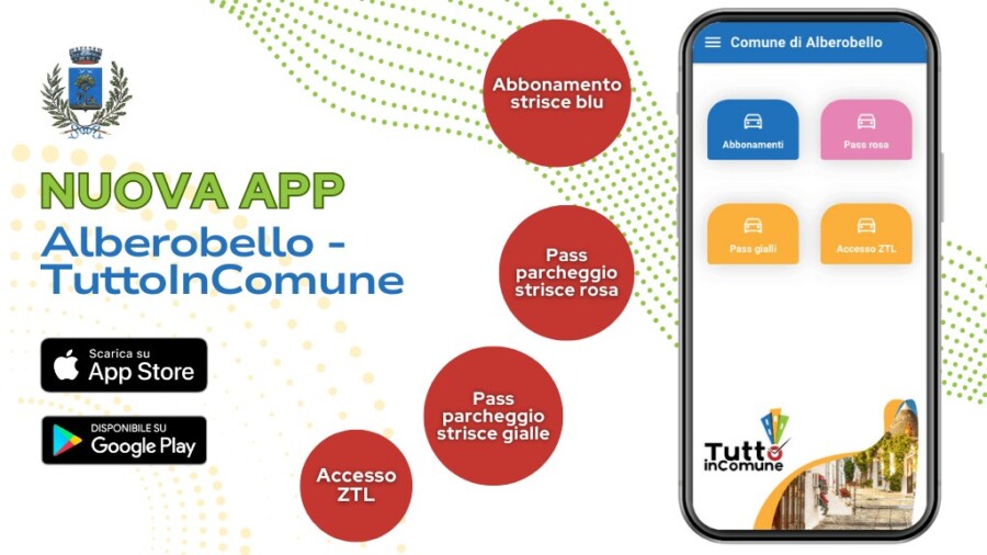 sviluppo app Alberobello-TuttoInComune